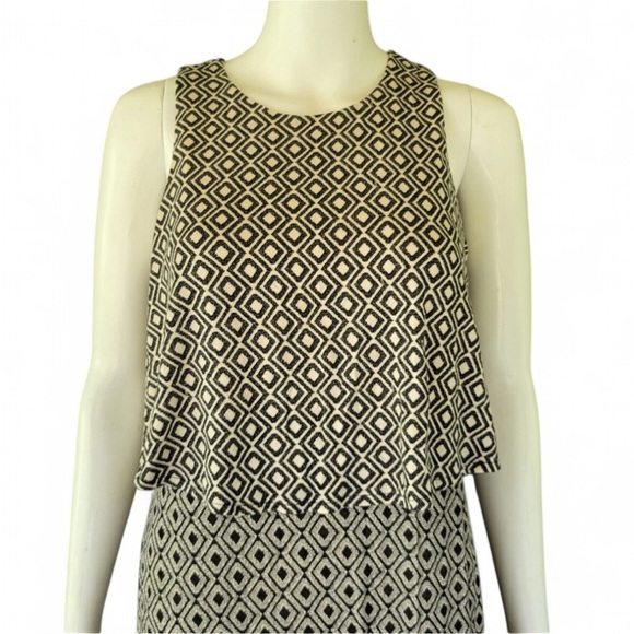 Ann Taylor Loft Geometric Pattern Maxi Dress - Picture 1 of 4